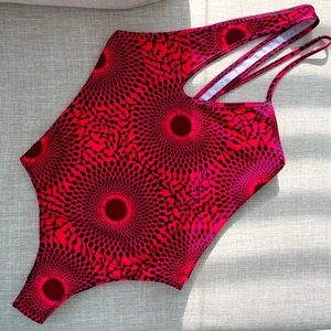 Never worn pink one piece swimsuit